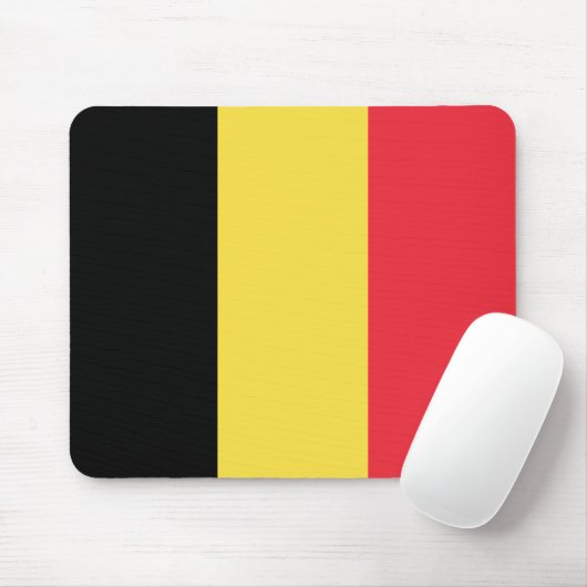Belgische vlag muismat (Met muis)