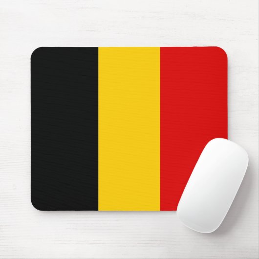 Belgische vlag muismat (Met muis)
