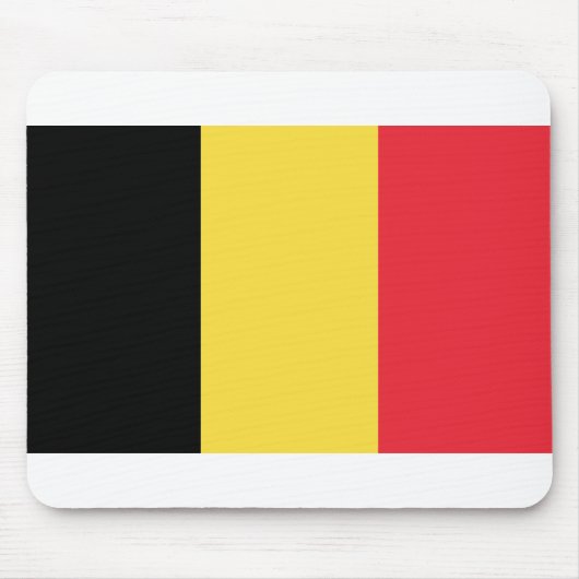 Belgische vlag muismat (Voorkant)
