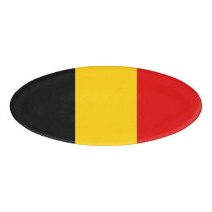 Belgische vlag naambadge