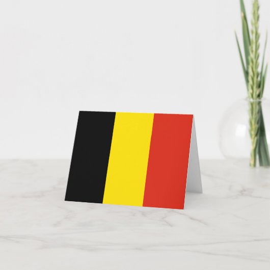 Belgische vlag Notecard Kaart (Voorkant)