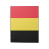 Belgische vlag notitieblok (Linkerzijde)