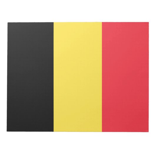 Belgische vlag notitieblok (Voorkant)