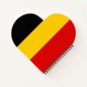 Belgische vlag notitieboek (Achterkant)