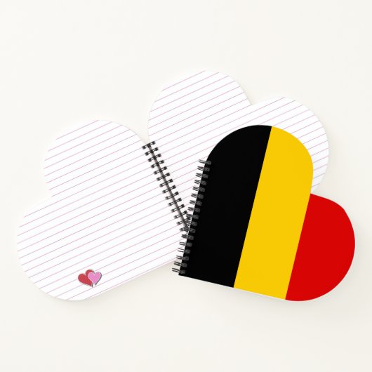 Belgische vlag notitieboek (Binnen)