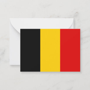 Belgische vlag notitiekaartje