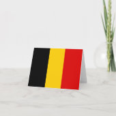 Belgische vlag notitiekaartje (Voorkant)