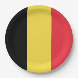 Belgische vlag papieren bordje