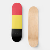 Belgische vlag persoonlijk skateboard (Voorkant)