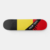 Belgische vlag persoonlijk skateboard (Horizontaal)