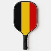 Belgische vlag pickleball paddle (Achterkant)