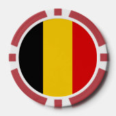Belgische vlag poker chips (Voorkant)