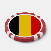 Belgische vlag poker chips (Enkel)