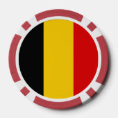 Belgische vlag poker chips (Achterkant)