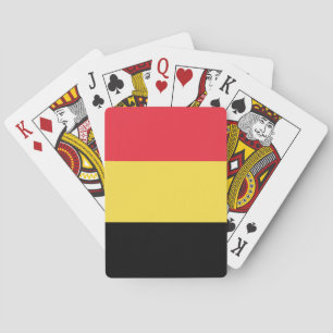 Belgische vlag pokerkaarten