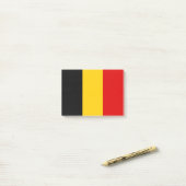 Belgische vlag post-it® notes (Op bureau)