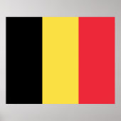 Belgische vlag poster (Voorkant)
