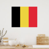 Belgische vlag poster (Keuken)