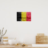 Belgische vlag poster (Keuken)