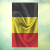 Belgische vlag raamsticker (Vel 3)