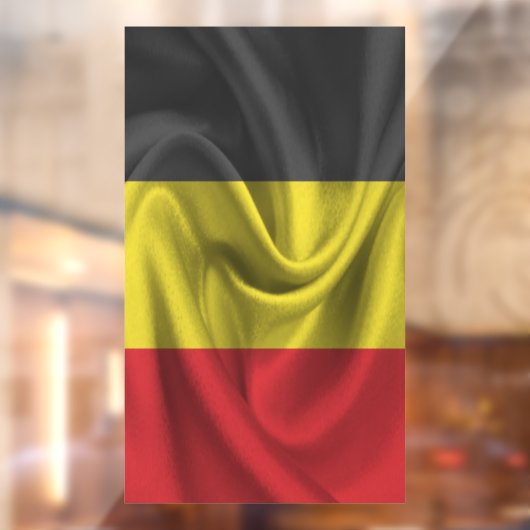 Belgische vlag raamsticker (Vel 2)