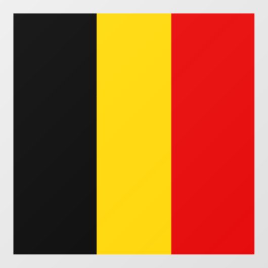 Belgische vlag raamsticker (Vel)