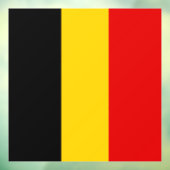Belgische vlag raamsticker (Vel 3)