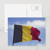 Belgische vlag RF) Briefkaart (Voorkant / Achterkant)