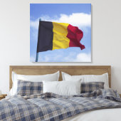 Belgische vlag RF) Canvas Afdruk (Insitu (Slaapkamer))