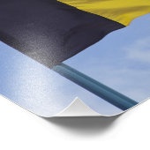 Belgische vlag RF) Foto Afdruk (Hoek)