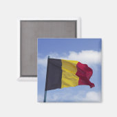Belgische vlag RF) Magneet (Voorkant / Achterkant)