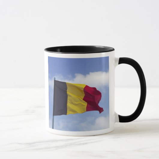 Belgische vlag RF) Mok (Rechts)