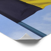 Belgische vlag RF) Poster (Hoek)