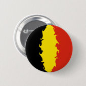 Belgische vlag ronde button 5,7 cm (Voorkant /achterkant)