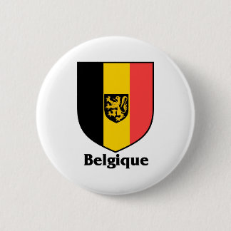 Belgische vlag ronde button 5,7 cm