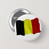 Belgische vlag ronde button 5,7 cm (Voorkant /achterkant)