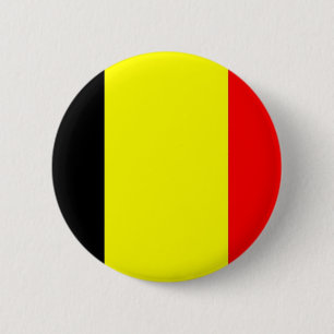Belgische vlag ronde button 5,7 cm