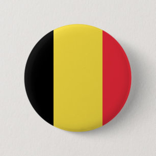 Belgische vlag ronde button 5,7 cm
