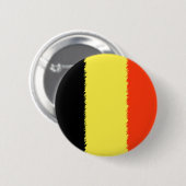 Belgische vlag ronde button 5,7 cm (Voorkant /achterkant)