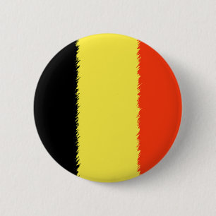 Belgische vlag ronde button 5,7 cm