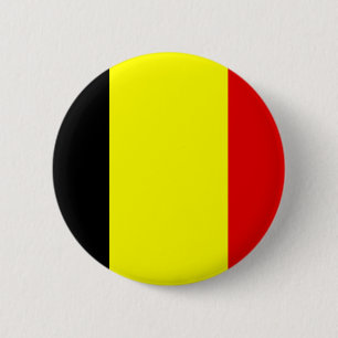 Belgische vlag ronde button 5,7 cm