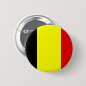 Belgische vlag ronde button 5,7 cm (Voorkant /achterkant)