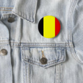 Belgische vlag ronde button 5,7 cm (In situ)