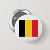 Belgische vlag ronde button 5,7 cm (Voorkant /achterkant)