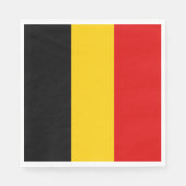 Belgische vlag servet (Voorkant)