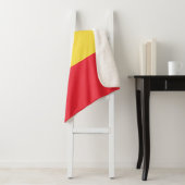 Belgische vlag sherpa deken (In situ)