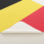 Belgische vlag sherpa deken (3/4)
