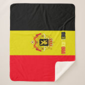 Belgische vlag sherpa deken (Voorkant)