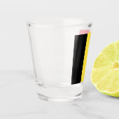 Belgische vlag shot glas (Links)