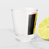 Belgische vlag shot glas (Links)